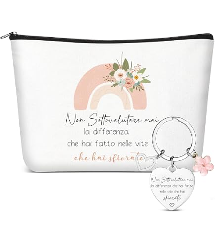 Geschenkset Für Kollegen – Kosmetiktasche & Schlüsselanhänger Mit Persönlicher Gravur