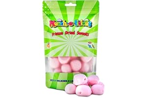 Munch-o-licious Bonbon Lyophilisé Fraise 150g - Délicieux Freeze Dried Candy - Bonbons Cire - Fruits Lyophilisés - Friandises Fruitées Amusantes - Gourmandise pour Petits et Grands