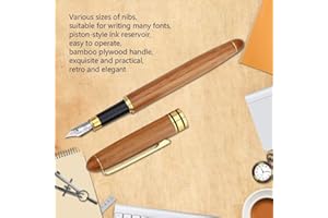 Wifehelper Artystyczne pióro wieczne, kaligrafia, szeroka, dłuta, pisanie stalówką, gotyckie, arabskie, kursywa, dla kaligrafistów, artystów, studentów, 1,5 mm