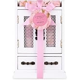 Accentra bath kit A MOMENT FOR YOU Gold Dust Rose 70g salts pink and gold | Pack personal care, white wooden chest, satin rib