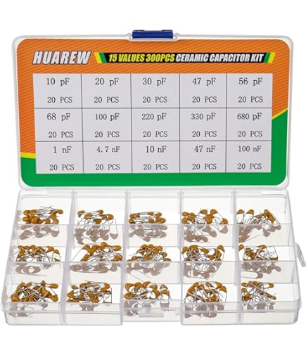 Kit Da 600 Condensatori In Ceramica BOJACK - 15 Valori Da 10pF A 100nF