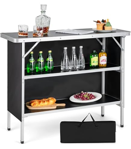 Campart Cuisine De Camping Zaragoza – 6 Compartiments – Aluminium Léger & Sac Transport – Anthracite