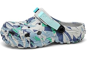 CERYTHRINA Zuecos de jardín para hombre y mujer, sandalias de verano, ligeras, antideslizantes, para caminar, unisex, para adultos, para piscina, playa, patio, cocina y ducha