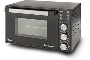 Bimar B300 Four électrique 30 litres, prêt four électrique ventilé, cuisson combinée ou statique, minuteur, murs autonettoyants Puissance 1800 W, double vitrage. Lumière intérieure. Thermostat