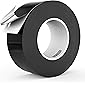 LLPT Aluminium Klebeband mit schwarzer 5cm x 50 m Selbstklebendes Aluminiumband zum Abdichten von Heiß- und…