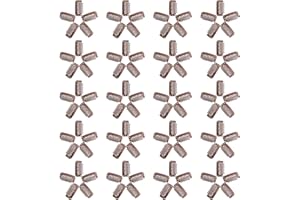 100 Piezas Clip de Peluca, DOYUKY Clips de Peluca de Acero Inoxidable, Clip de Metal en Forma de U, para Sujetar Pelucas y Sombreros(2,8 cm, Marrone)