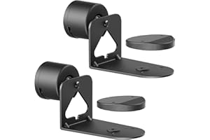 PUTORSEN Uchwyt ścienny na głośnik – kompatybilny z Sonos era100 & era 300, pochylny, obrotowy uchwyt głośnika (2 sztuki), wytrzymuje do 5 kg na