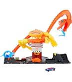 Coffret Hot Wheels Track Builder – Pont Super Cascade (réf. DWW97) – Neuf