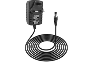 JCSJK 12V 2A Power Supply, AC/DC Adapter 100-240V 50/60hz Driver Transformer with 5.5mm x 2.1mm Plug, Charger Cable for Arlo Pro 2/3 CCTV Cameras LED Strip Light Router Video Audio Monitor