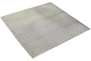 Heavy Duty Wire Metal Mesh Sheet (6 LPI x 3mm Hole x 1.2mm Wire) Stainless Steel Mesh by The Mesh Company - 300mm x 300mm Sheet