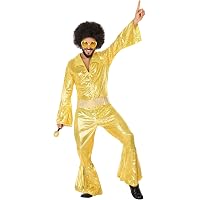 SINRAD Deguisement Annee 80,Deguisement Hippie Homme,Deguisement Disco SINRAD Deguisement Annee 80,Deguisement Hippie Homme,Deguisement Disco