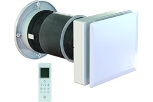 VORTICE HRW40 Mono Evo HCS Ø 160 mm-Recuperatore di Calore con Telecomando,Ventilazione Meccanica Controllata con Estrattore Aria, Scambiatore Aria per Umidità,Installazione Residenziale e Commerciale