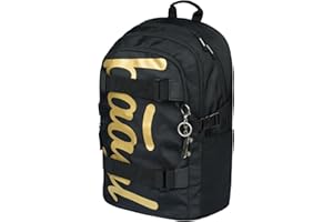 Baagl Schulrucksack für Jungen Mädchen Teenager - Skateboard Rucksack - Kinderrucksack mit Laptopfach und Brustgurt für Schule, Weiterführendeschule, Mittelschule
