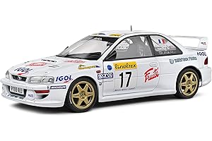 SOLIDO 1:18 Subaru Impreza S5 WRC99 22B Blue #17 Panizzi/Panizzi Rally Monte Carlo 1999