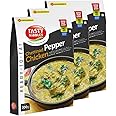Tasty Nibbles Ready to Eat Chettinad Pepper Chicken 200g[Pack of 3]|Open Heat & Eat | No Food Additives Added | Japanese Retort Technology
