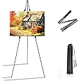 Portable Artist Easel Stand -68.3 In Canvas Stand Adjustable Height & Folding - Painting Easel with Bag - Art Drawing Easels for Painting Canvas, Wedding Signs, Poster, Tabletop Easels (Style 1)