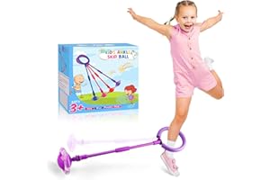 Chridark Toys for 3+ Year Old Kids: Ankle Skip Ball for Boys Girls Gifts for Age 3 4 5 6 7 8 Years Old Kid Birthday Presents Toy for Toddler Ages 3-8 Game Toys for Garden Outside Kids Adult