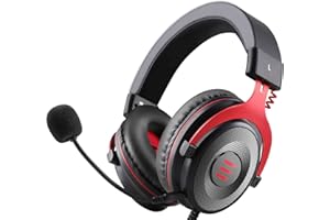 EKSA E900 Cuffie Gamer, Cuffie PS4, Cuffie Gaming PS5, Cuffie Micro Anti Rumore, Cuffie Auedio cablate con Jack 3.5MM, Stereo Bassi per PS5, PS4, Switch, Xbox One, PC, Computer, Smartphone
