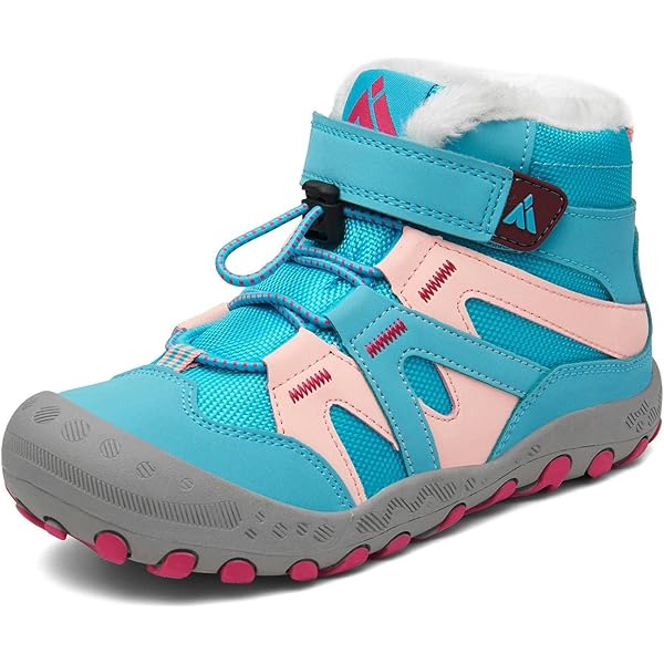 Mishansha Wandelschoenen voor meisjes, antislip, trekking, wandellaarzen, outdoor, lichte trekkingschoenen, maat 24 - 38, zwart, 30 EU