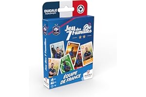 Jeu de 7 Familles Fédération Française de Football - Équipe de France FFF, Euro 2020 - Jeu de Cartes