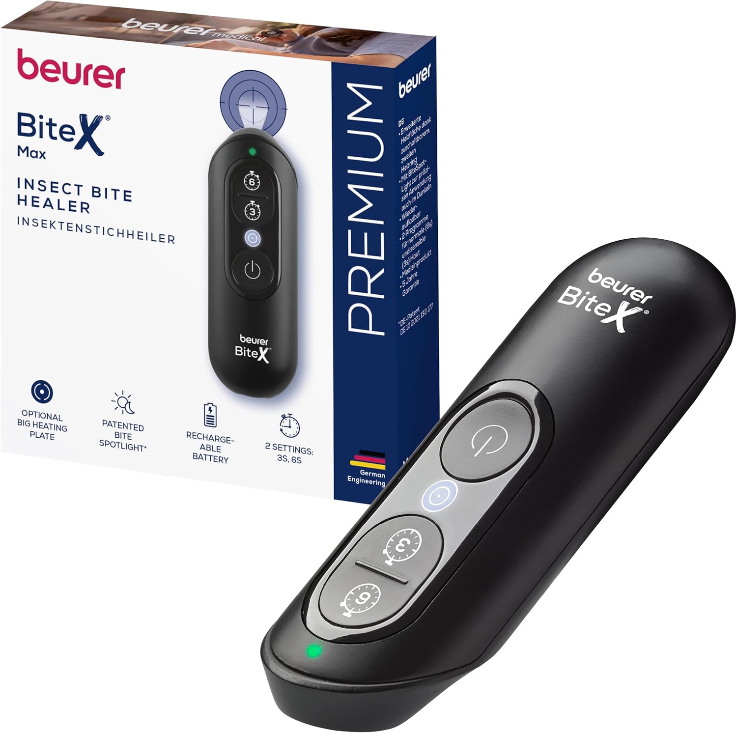 Avis d'Expert & Test Approfondi : Beurer BiteX Max Deep Black stylo anti mousti (Beurer)