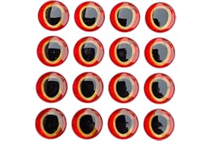 FUBESK Autocollants holographiques 3D pour leurre de pêche - 6 mm, 8 mm, 10 mm, 12 mm - Pour leurres de pêche et travaux manuels