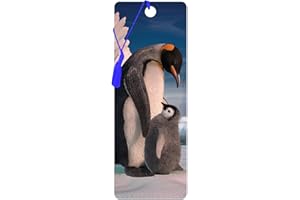 ‎3D LIVELIFE 3D LiveLife Lesezeichen - Pinguinsohn von Deluxebase. Ein Pinguin-Lesezeichen mit linsenförmigen 3D-Kunstwerken, lizenziert von dem bekannten Künstler David Penfound