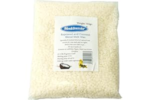 MOULDMASTER Rapeseed and Coconut Blend Melt Wax 750g, White