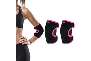 ‎ONTYZZ ONTYZZ Children's Elbow Pads Support Adjustable Soft Children's Elbow Bandage Protector with SBR Pad Guard Wraps for Cycling Dance Volleyball Crawling