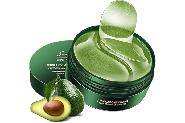 60 Patchs pour Les Yeux, Patch Yeux,Collagène Masque Yeux Anti-âge, Poches sous Les Yeux, Rides et Ridules, Eye Patch les Cernes pour Femmes et HommesSkincare pour Contour des Yeux, Soulage les poches