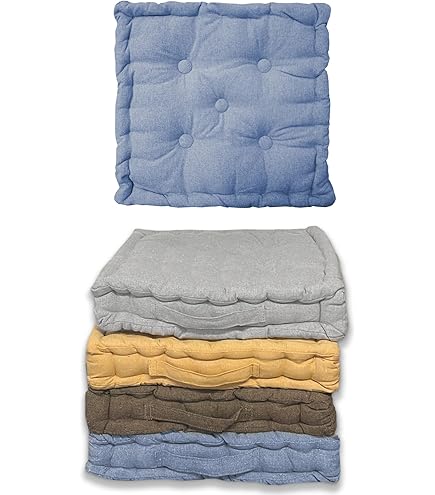 Cuscini Per Sedie 40x40cm - 6/4/2 Pezzi Imbottiti | Per Interni Ed Esterni | Morbidi E Comfortevoli - Foto 2