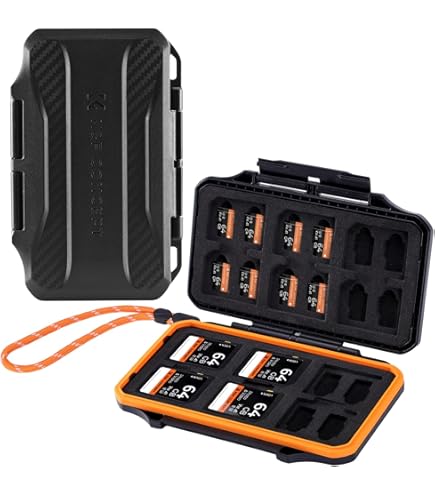 Custodia Per Schede Di Memoria 16 Slot - Per SD E Micro SD, Impermeabile, Antiurto, Rosa - Foto 10