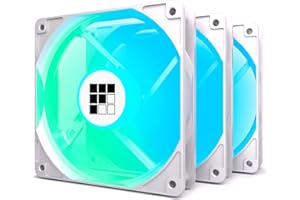 FOIFKIN PC Fan - 120mm ARGB PWM Fan - Magnetically Levitated Bearing - 3*Fan with 1*Adapter Cable -Forward Fans, Black, P07