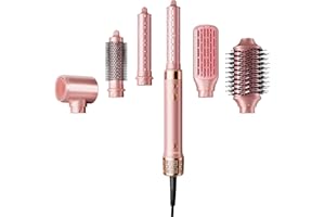 ‎MYTHSIGHT Airstyler 6-in-1, High Speed Ionen Föhn & Multifunktionaler Hairstyler, Auto-Wrap Lockenstab automatisch für alle Haartypen, Keine Hitzeschäden Warmluftbürste, Styling, Volumisieren, Locken, Glätte