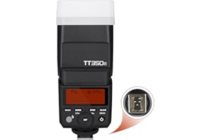 ‎GODOX Godox TT350F TTL Fuji Flash, 2.4G 1/8000s HSS GN36 Mini Speedlite, 2500mAh 210 razy pełna moc błysków do aparatów Fuji DSLR