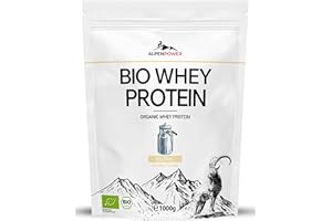 ‎ALPENPOWER AlpenPower BIO WHEY Protein Neutral 1 kg - 100% natürliche Zutaten & ohne Zusatzstoffe - Hochwertiges CFM Eiweiß-Pulver aus bester Bio-Alpenmilch