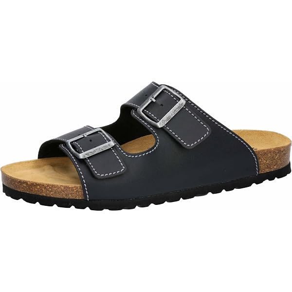 Ciabatte Lico Bioline Metal Nere Uomo 43: Comfort E Stile Con Fibbia Regolabile