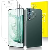 GiiYoon 3+2 Pack Screen Protector Compatible with Samsung Galaxy S22 5G, 3 Pack Screen Protector and 2 Pack Camera Protection