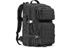 TAZEET Tactical Backpack 40L Military Backpack for Men, Heavy Duty Military Style Travel Backpack with Multi Compartments, Water-Resistant Large Capacity Daypack for Hiking