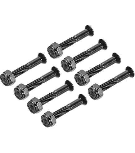 Kit De Pads De Riser PATIKIL – 2 Jeux De 3mm (1/8") En PU, Avec Vis M5x0,8 Et écrous – Pour Skateboard, Absorbe Les Chocs
