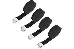 HUSZZM Lashing Strap with Clamping Lock 4 m x 2.5 cm Lashing Straps with Ratchet Fastening Straps Adjustable Lashing Straps with Ratchet for Attaching up to 250 kg for Load Transport Bicycle Carrier