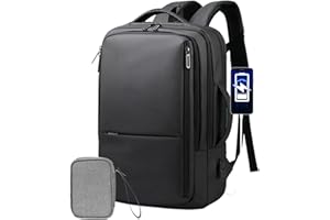 SACKTORLEX- Mochila de trabajo mujer/hombre, mochila portatil, mochila Antirobo Impermeable, mochila portatil 17 pulgadas, Ba