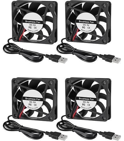JZK 2 Stück DC 24V 8010 Silent Cooling Fan mit Drähten, PC-Lüfter 80mm, Computergehäuselüfter 8cm x 8cm x 1cm, DC Brushless Fan 24V, 3D-Drucker Lüfter JZK 2 Stück DC 24V 8010 Silent Cooling Fan mit Drähten, PC-Lüfter 80mm, Computergehäuselüfter 8cm x 8cm x 1cm, DC Brushless Fan 24V, 3D-Drucker Lüfter