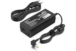 shefor 65W Cargador para Portátil Toshiba Satellite C50 C655 C850 C855 C55 C655 L55 L655 L675 L745;ASUS A52F Q301 X401A X501 X550C EXA1208EH EXA0904YH Alimentación Adaptador Ordenador 5.5 * 2.5mm