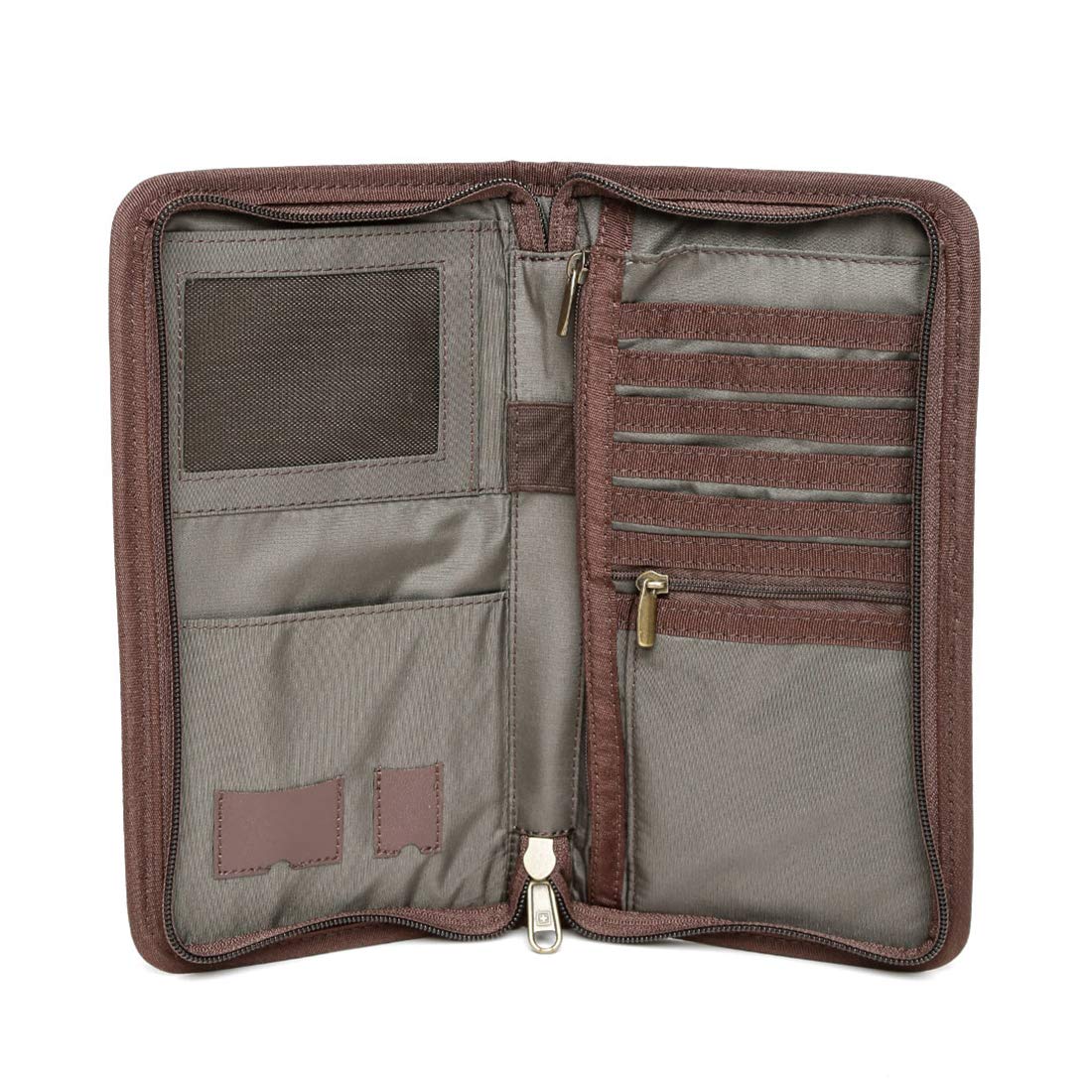 SWISS MILITARY Travel Organizer Wallet with Multiple Pockets for Passports, Passport & Card Organizer, 1680D Nylon, Durable, Stylish, Secure Cash, Cards, SIM & Coins, Travel Essentials, Unisex - Image 5