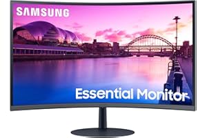Samsung Curved S39C Essential Monitor S27C390EAU, 27 Zoll, VA-Panel, Full HD-Auflösung, Eco Saving Plus, integrierte Stereo L