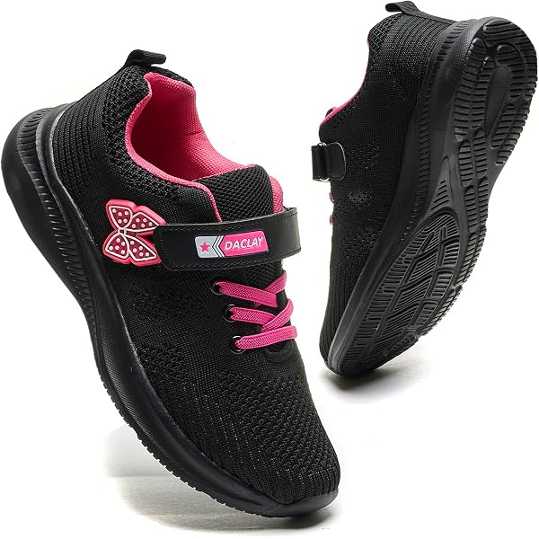 Nautica Kids Slip-On Sneakers - Athletic Running Shoes For Boys & Girls, Pink Rainbow Metallic - View #12