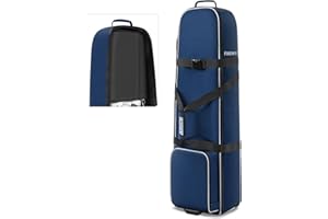 Findway Golf Travel Bag with Wheels, Heavy Duty 900D Oxford Wear-Resistant and Waterproof Travel Cover, Soft-Sided Foldable Club Bag for Airline, High Performance Padded Golf Flight Case