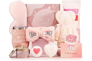 PEARSHEK Mothers Day Hampers Pamper Sets for Women Gifts, Bath Gift Sets for Women, Get Well Soon Gifts, Hug in a Box for Friends, Sisters, Ladies