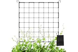 CHENGCKJ Wachsen Zelt Netz 80x80 Scrog Netz Ranknetz Elastische Spalier Netz mit 4 Haken und Tasche Grow Rankhilfe Netz Nylon Pflanzennetz für Gemüse Früchte Blumen, Stütze der Zeltanlage für Gartenn